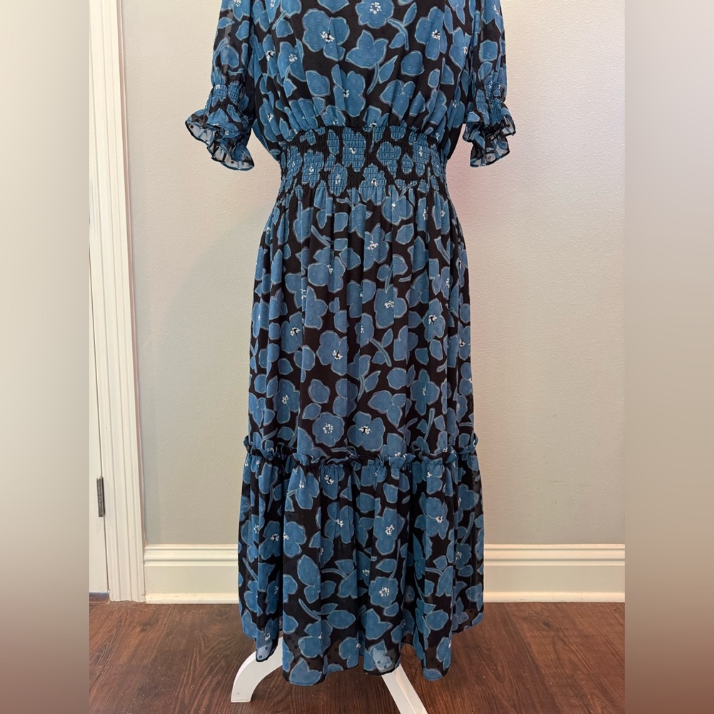 Kate Spade Blue Midi Dress - Picture 3 of 16